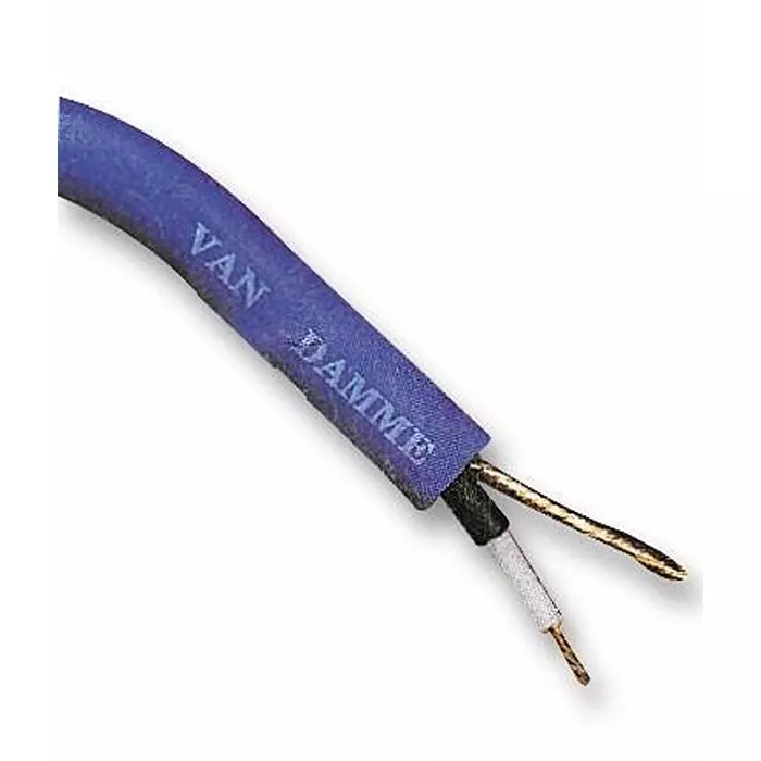 VAN DAMME Cable, Instrument, Blue, Per M, 268012C
