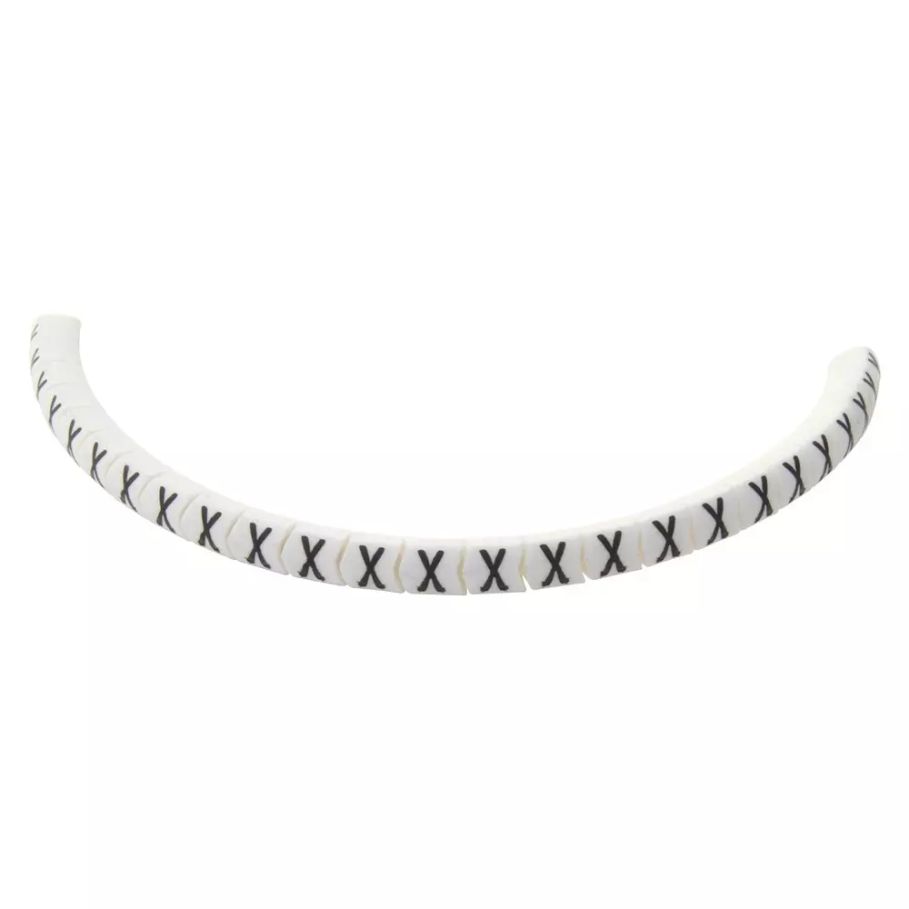 HELLERMANNTYTON Cable Marker, Pre Printed, Pvc, White, 901-11047 (Pack of 250)