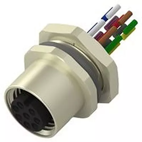 TE CONNECTIVITY Sensor Cord, 8P M12 Rcpt-Free End, 7.9", T4171320008-001.