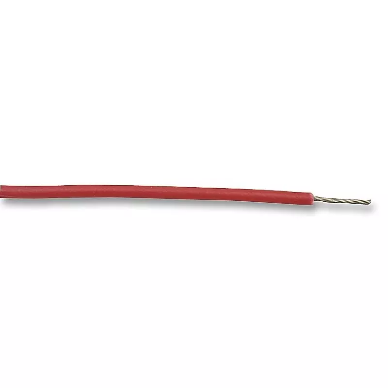 ALPHA WIRE Hook Up Wire UL1429, 22AWG, RED, 304.8M, 7055 RD001