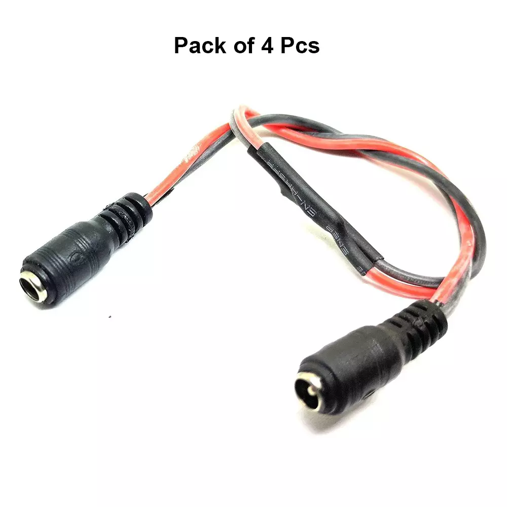 invento-dc-jack-plug-silicone-power-cable-female-to-female-300-mm-length-20-awg-tinned-copper-conductor-isc-3006-a2-pack-of-4-pcs