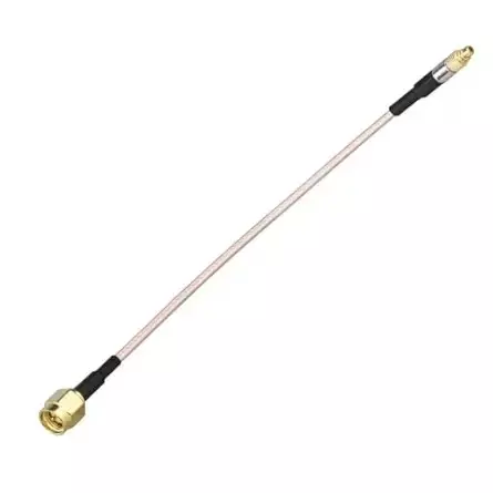 NBR RG-316 SMA Male To MMCX Male Coaxial Extension Cable FEP Jacket PTFE Insulation 50 Ω Impedance 10 cm, Multi Color