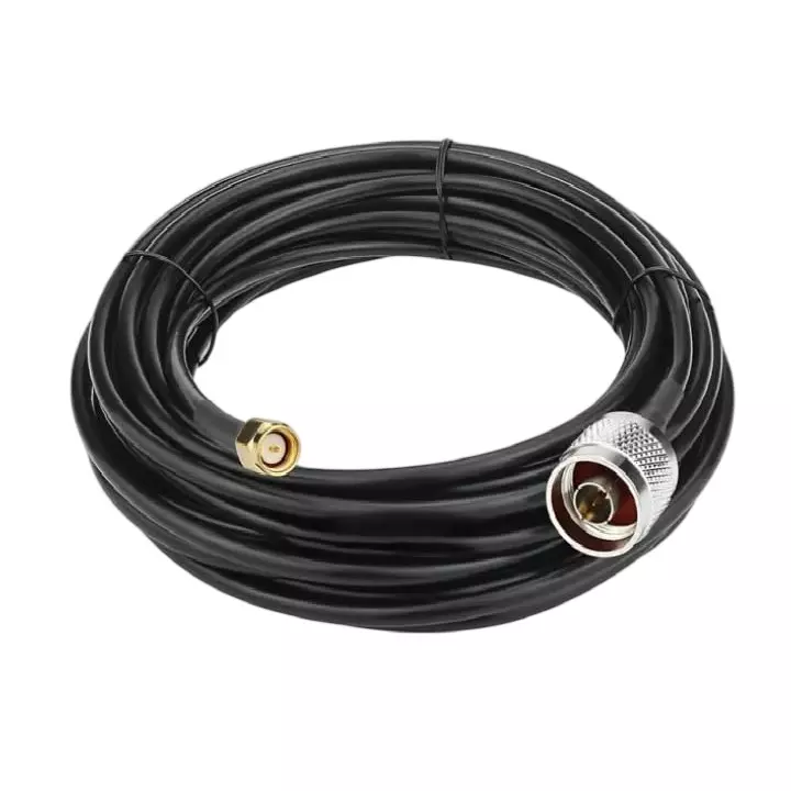 GENERIC RG-58 N-Male to SMA Male Jumper Extension RF Antenna Cable 15 m Length PVC Jacket, CA0066-1.1