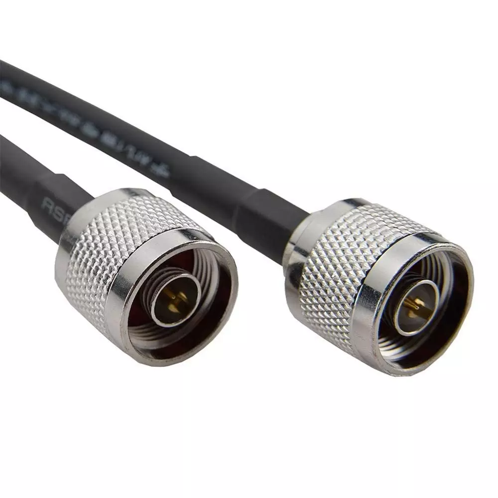 GENERIC LMR400/HLF400 N-Male to N-Male Low Loss Coaxial Cable 1 m Length 50 Ω Impedance, CA0110