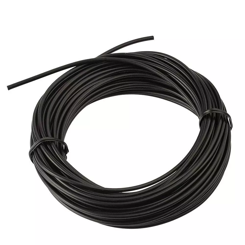 GENERIC RG-174 Low Loss Coaxial Cable PVC Jacket without Connector 1 m Length 1000 MHz Frequency, Black