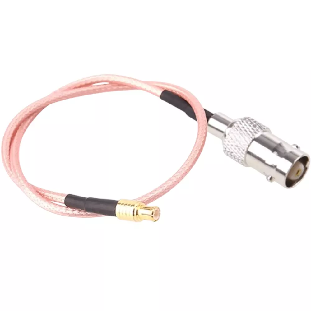 GENERIC RG-316 BNC Female to MMCX Male Straight Coaxial RF Jumper Pigtail Cable 2 m Length, CA0715