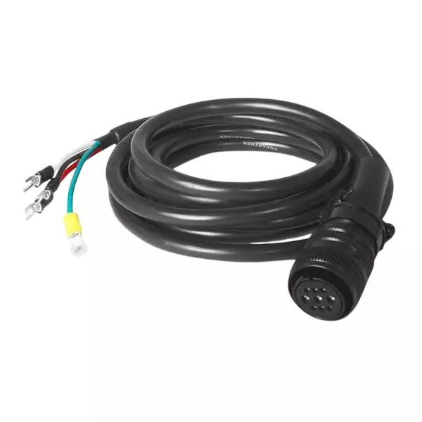 Delta 3 m Power Cable Black Color for Servo Motors, ASD-CAPW3203