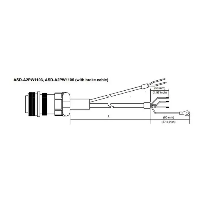 delta-5-m-power-brake-wire-cable-black-color-for-servo-motors-asd-a2pw1105