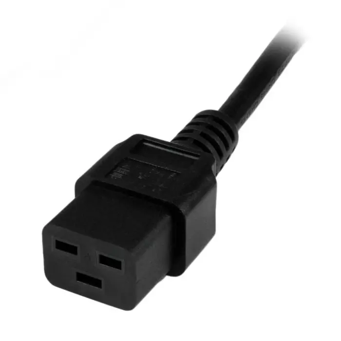 StarTech.com Right Angle CEE 7/7 Plug to Straight C19 Socket Power Cord 2 m, PXTEUC192M