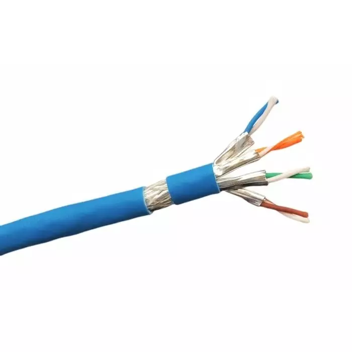 RS Pro 100m Cat7, Blue, S/FTP Shielded, Unterminated LSZH Sheath