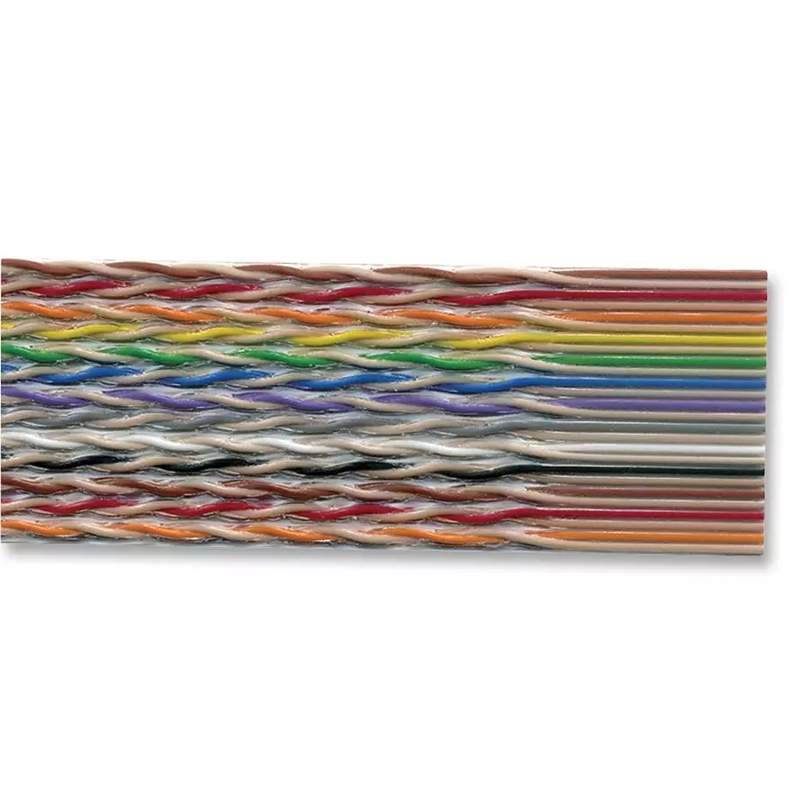 3M Ribbon Cable, 34 Way, 30.5M, 28Awg, 50V, 1700/34SF
