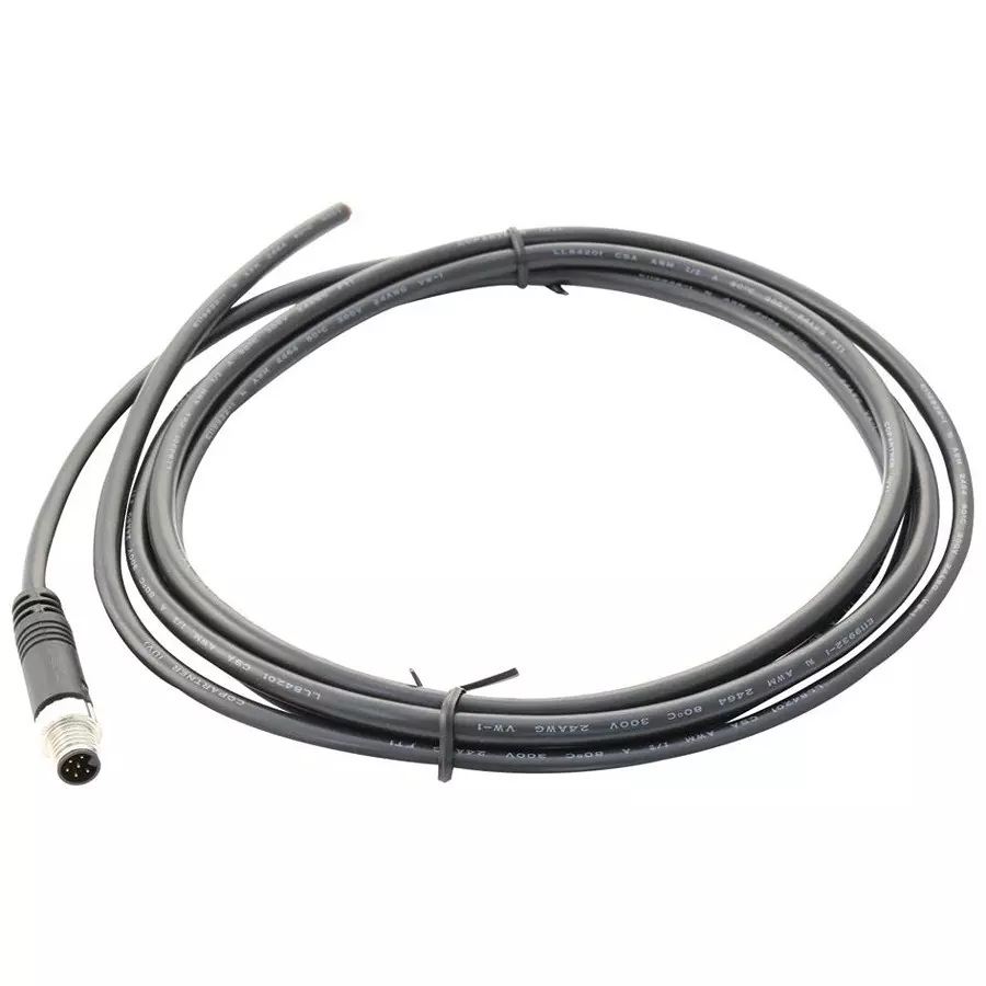 AMPHENOL LTW Sensor Cord, 4P, M8 Rcpt-Free End, 2M, 8-04AFFM-SL7A02