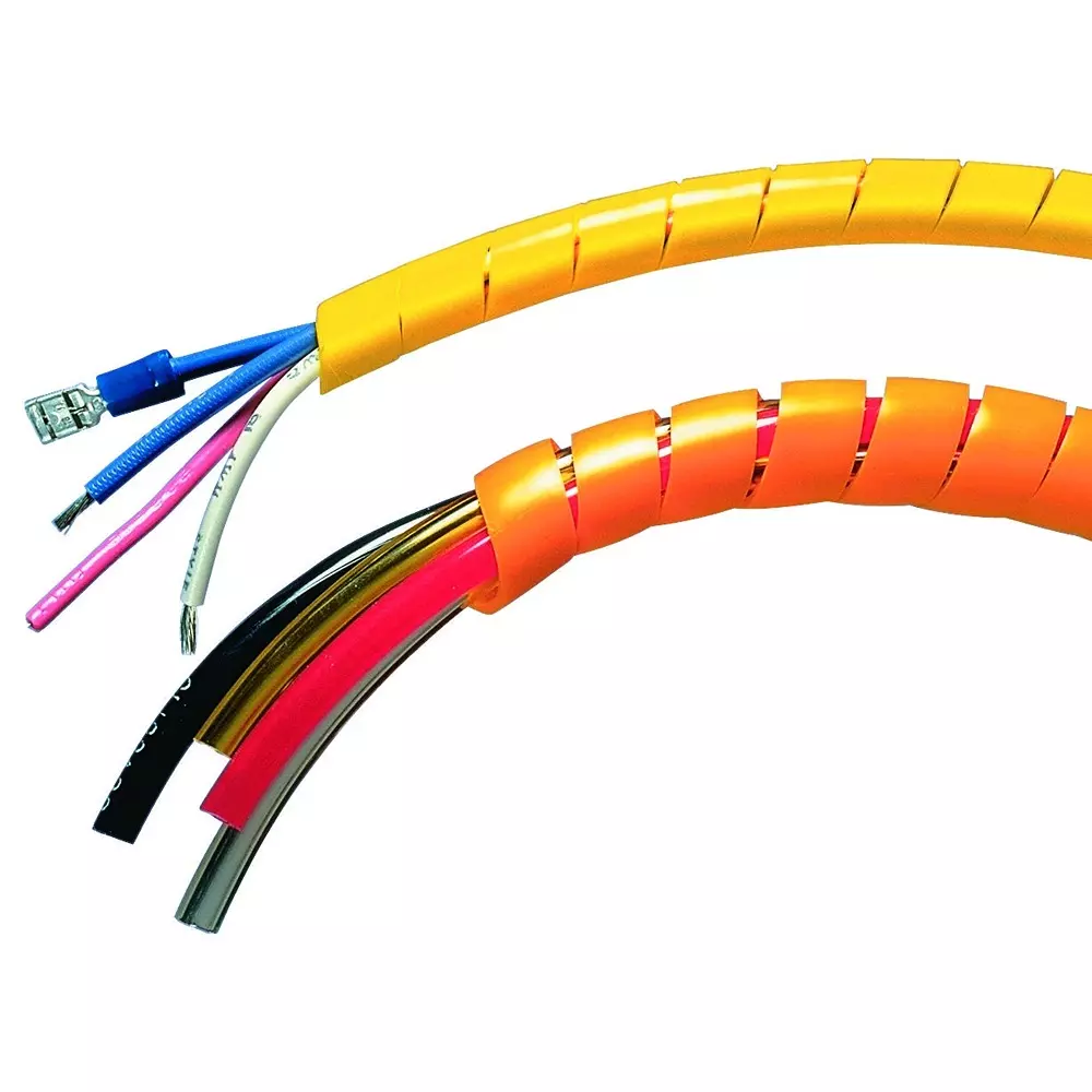 PANDUIT Spiral Wrap, Ptfe, Natural, 0.5In Od, 25Ft, T50T-Q (Pack of 25)