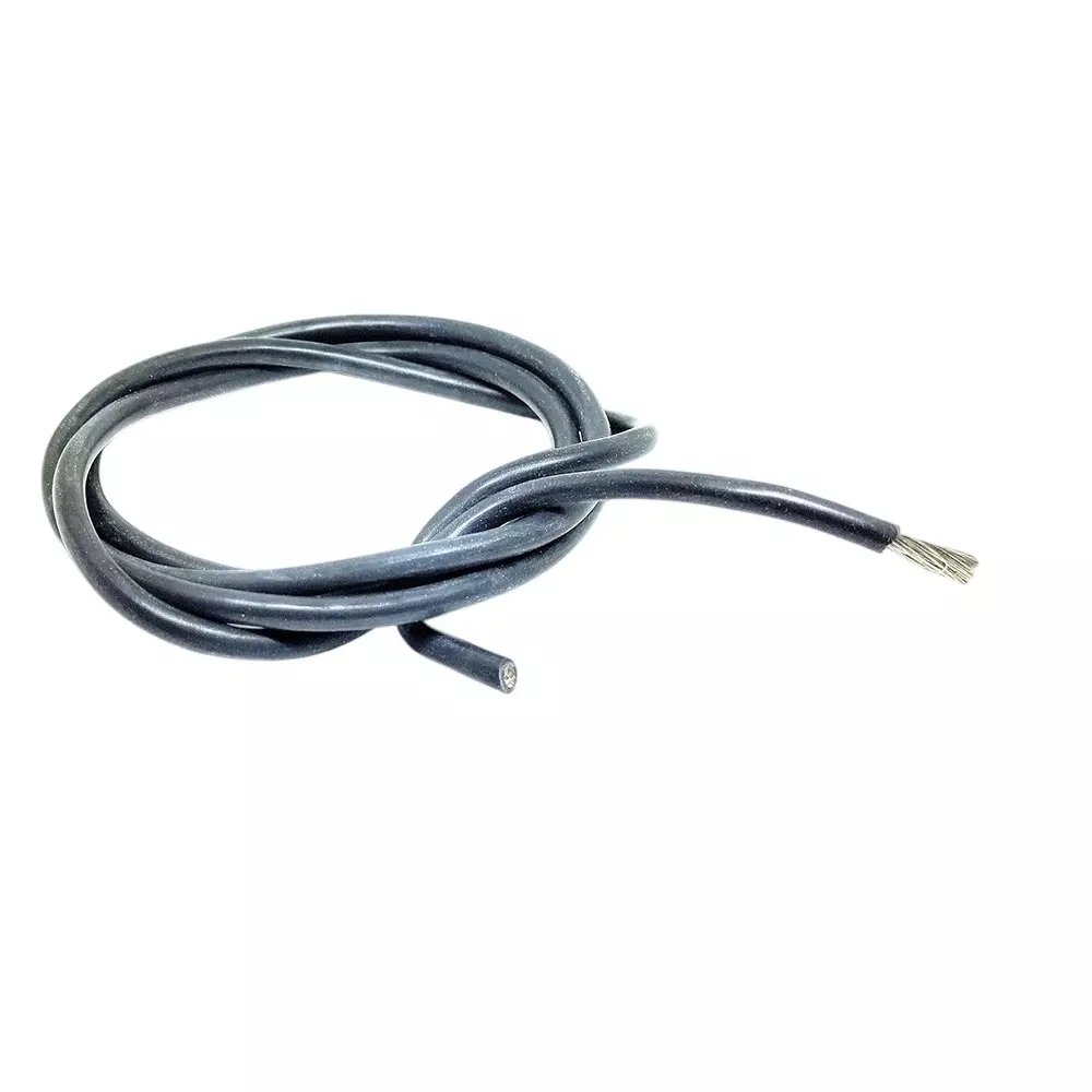 Invento Flexible Silicone Wire Black 1 m Length 13 AWG 75 A Current Capacity Tinned Copper Conductor, ISC 3011-B