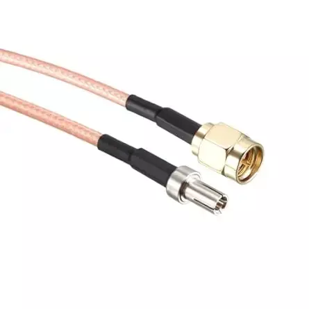 NBR RG-316 SMA Male to TS9 Male Coaxial Antenna Extension Cable 50 Ω Impedance 15 cm, Multi Color