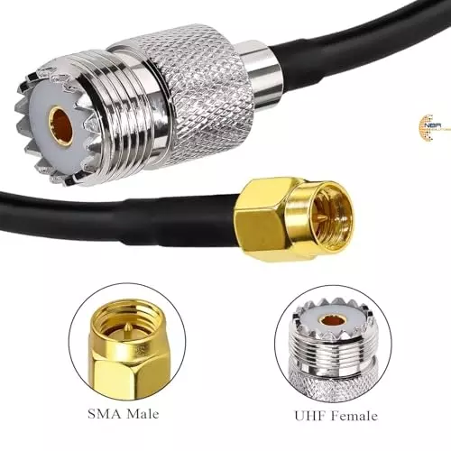 generic-rg-58-sma-male-to-uhf-so-239-female-antenna-pigtail-rf-coaxial-cable-1-m-length-black