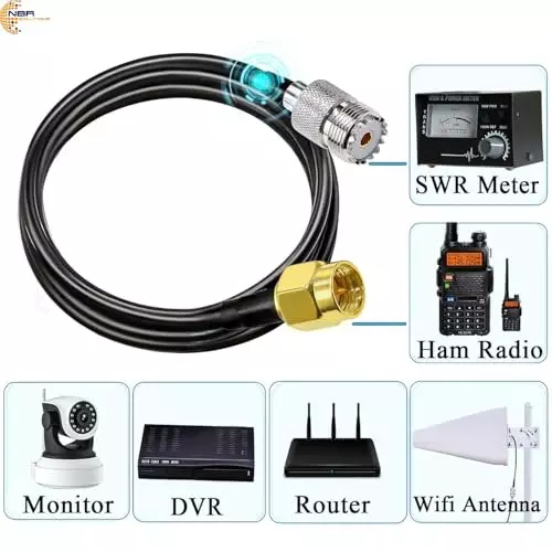 generic-rg-58-sma-male-to-uhf-so-239-female-antenna-pigtail-rf-coaxial-cable-1-m-length-black