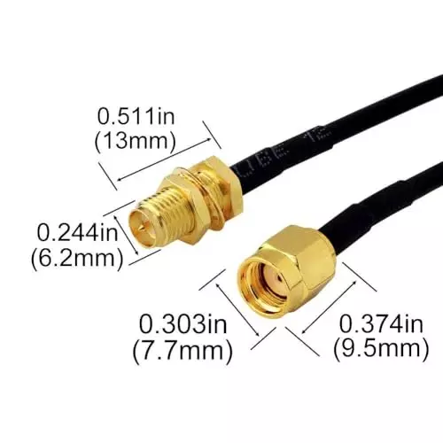 generic-rp-sma-male-to-rp-sma-female-coaxial-cable-rg174-jumper-antenna-cable-low-loss-extension-cable-for-wifi-wireless-network-antenna--7-mtr