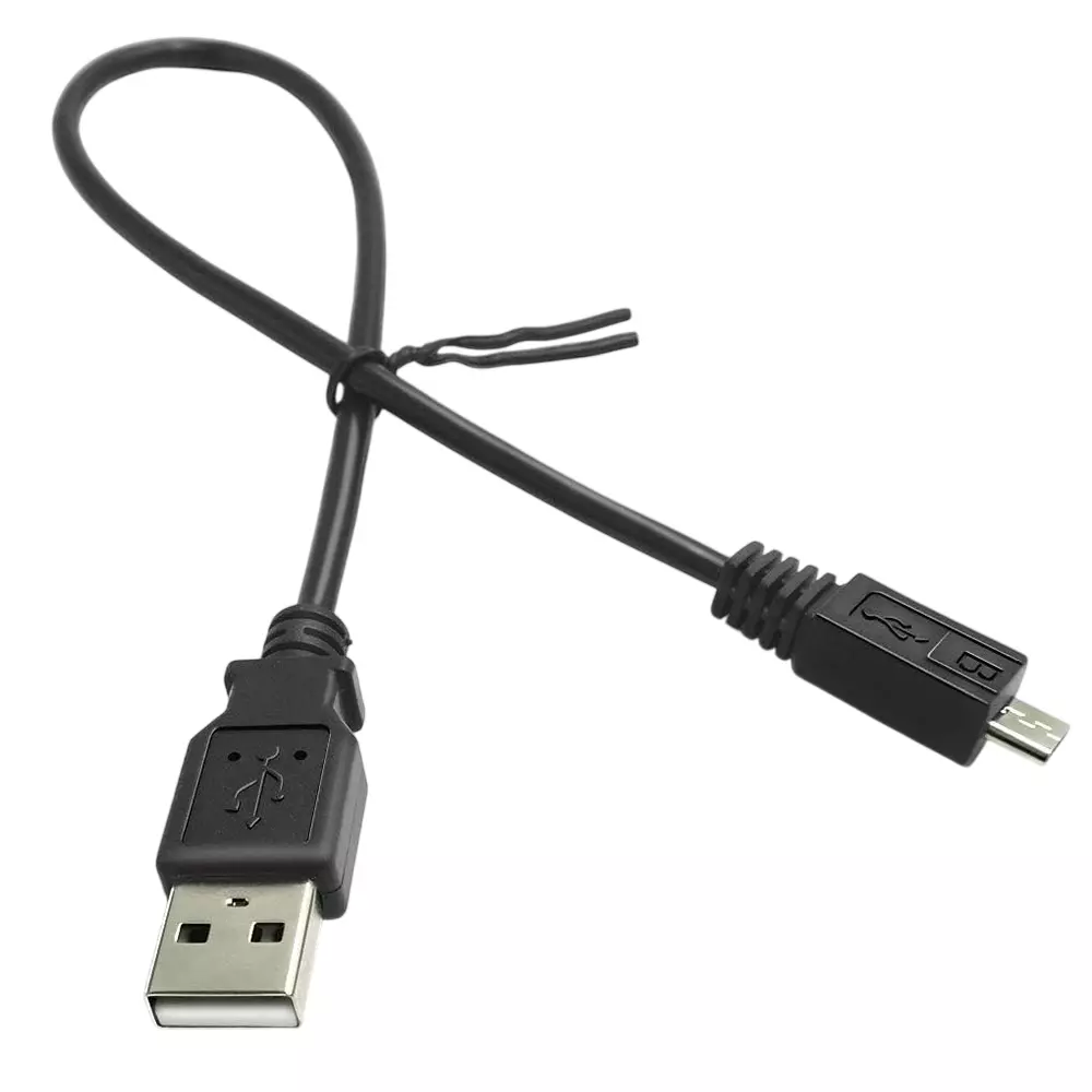 GENERIC Charging & Data Cable USB Type-A Male to Micro USB Type-B Male Connector 25 cm (10 inch) Length, MAC048