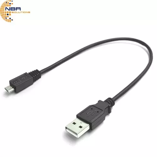 generic-solutions-6inch-short-micro-usb-v8-charger-cable-male-a-to-micro-b-black-for-android-both-fast-charging-and-sync-10-inches25cm