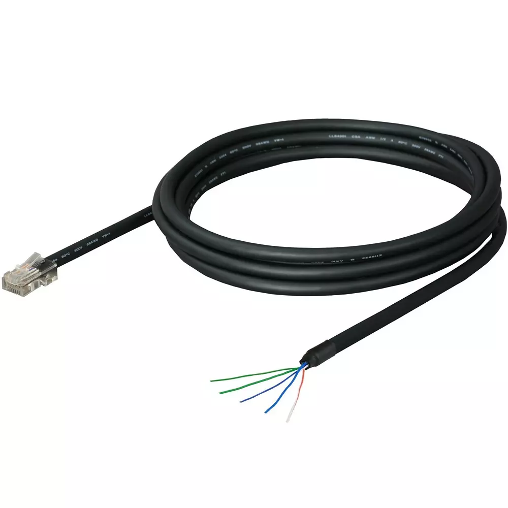 DiaTrend Interface Cable Inverter side RJ-45, Display side loose wires, D4CAB-DU-A(1M)