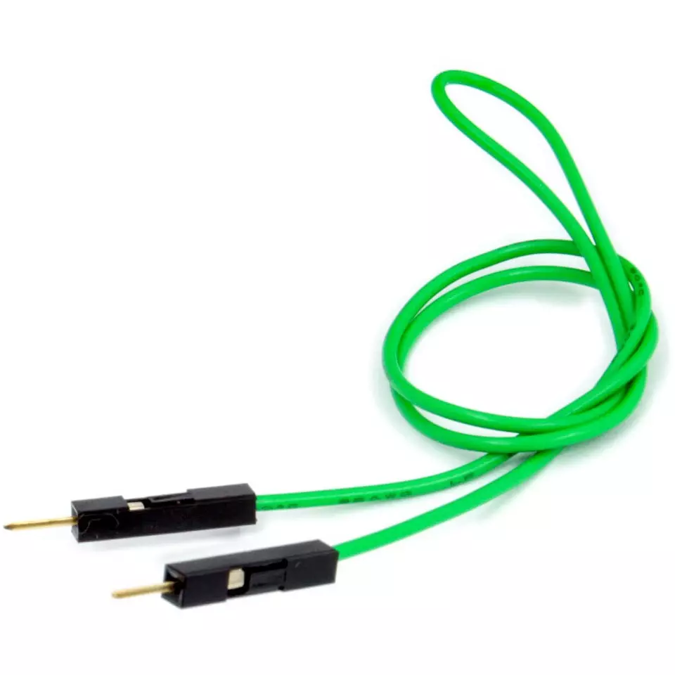 Kyoritsu Electronics Cable Green UL1007 AWG26 Cable 1 P plug-1 P plug Cable type, 311-333 (Pack of 3)