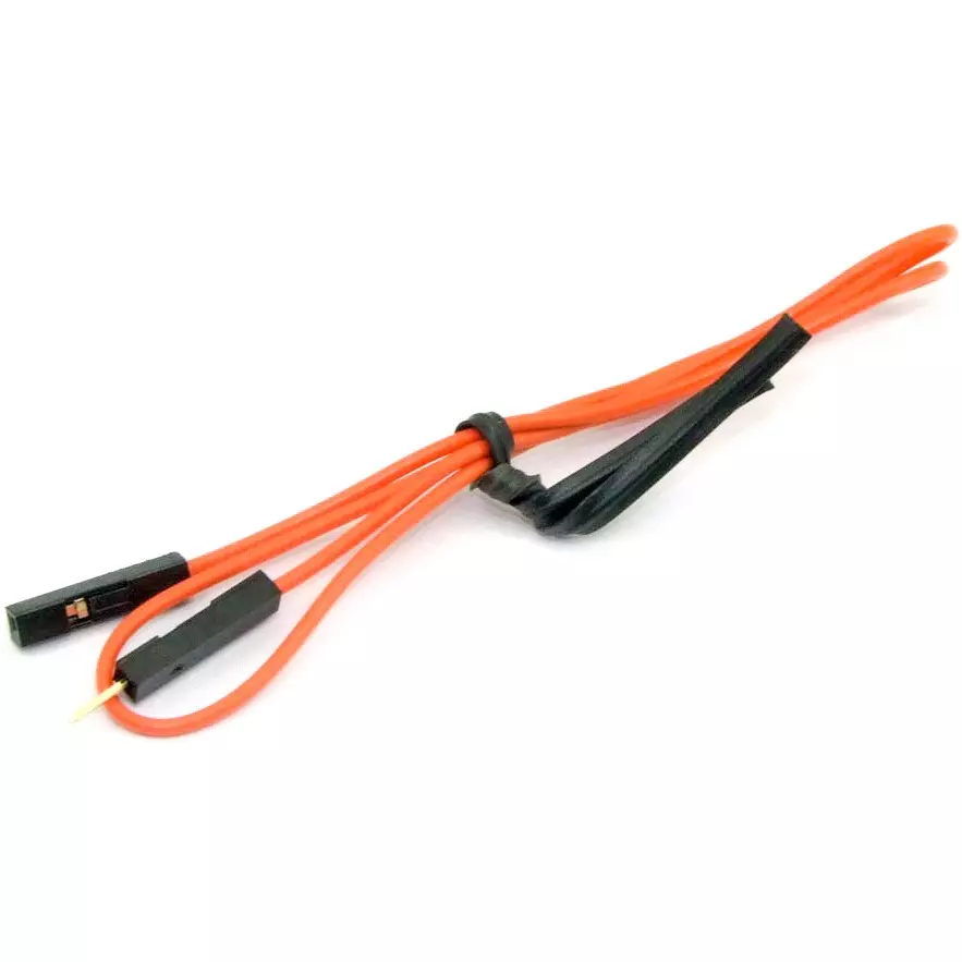 Kyoritsu Electronics Cable Orange UL1007 AWG26 Cable 1 S (Socket) -1 P (Plug) Cable type, 311-216-6 (Pack of 10)
