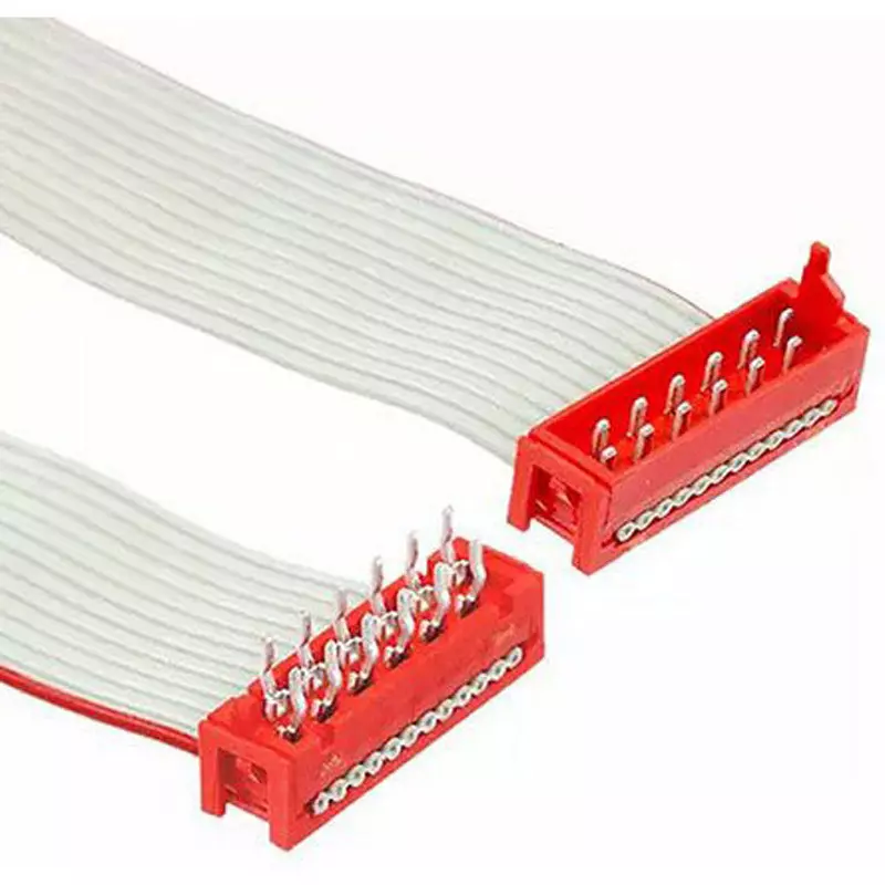 TE CONNECTIVITY Ribbon Cable [Line Spacing] 1.27 Cell Spacing 100 V Rated Voltage Unshielded Shielding, 2205072-2