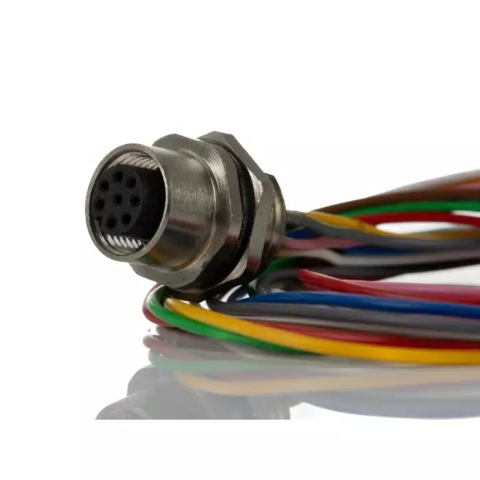 RS PRO Actuator Cable Straight Female M12 to Unterminated Sensor 500 mm, 2500736