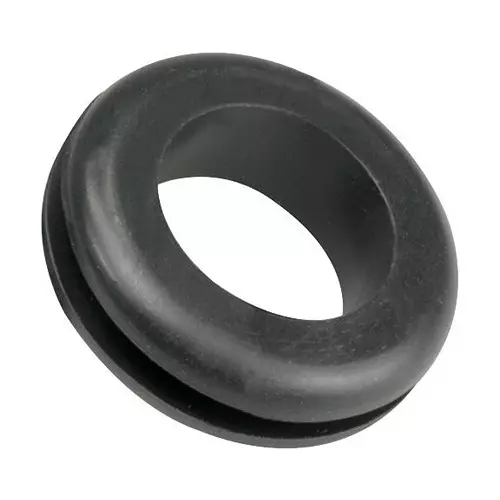 ESSENTRA COMPONENTS Cable Grommets GROMMET, OPEN, 4MM ID, VINYL, BLACK, PK100, HG-2.5 (Pack of 10)