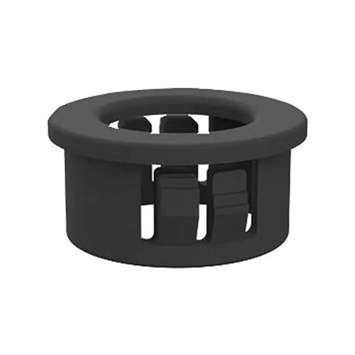 ESSENTRA COMPONENTS Cable Grommets GROMMET, NYLON 6, 0.687", BLACK, 22MP06878 (Pack of 10)