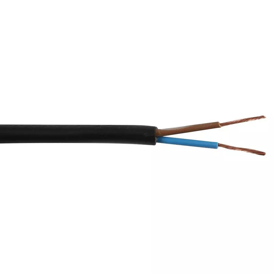 PRO ELEC CABLE H03VV-F2 2182Y 0.50MM BLACK 100M, PEL01037