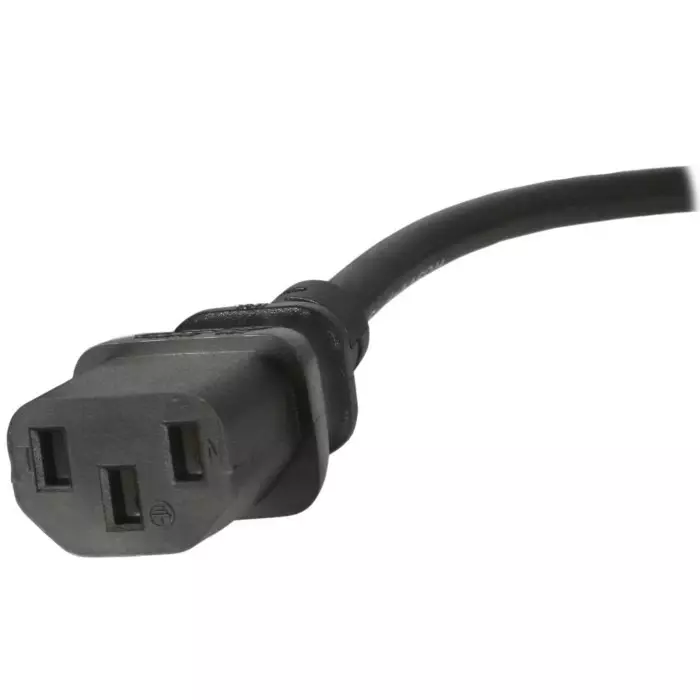 StarTech.com Right Angle Type G UK Plug to Straight IEC C13 Socket Power Cord 1.8 m, PXT101UK