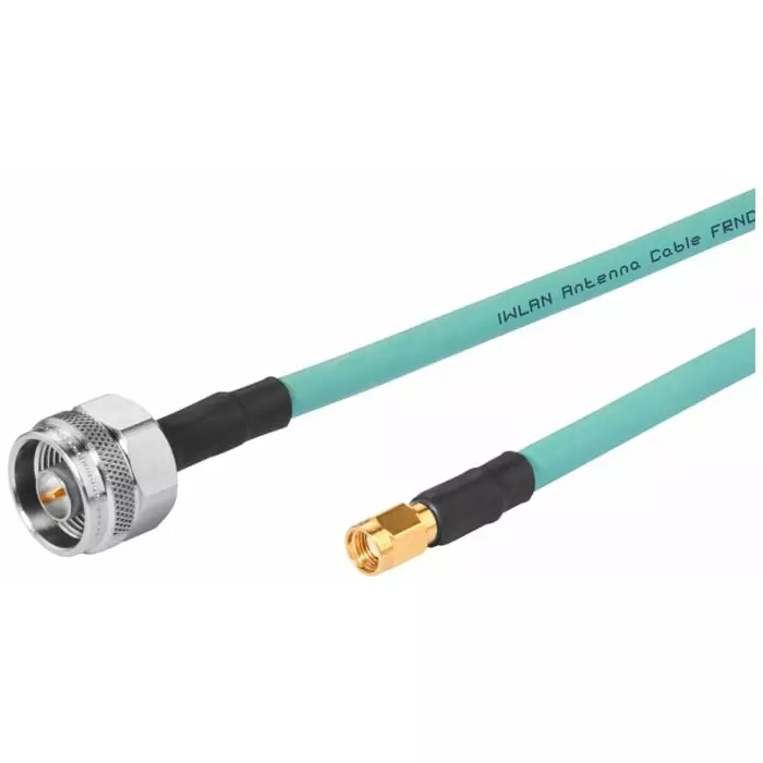 Siemens Male N Type to RP-SMA, IWLAN Coaxial, Terminated50 Î©, 6XV1875-5CN10
