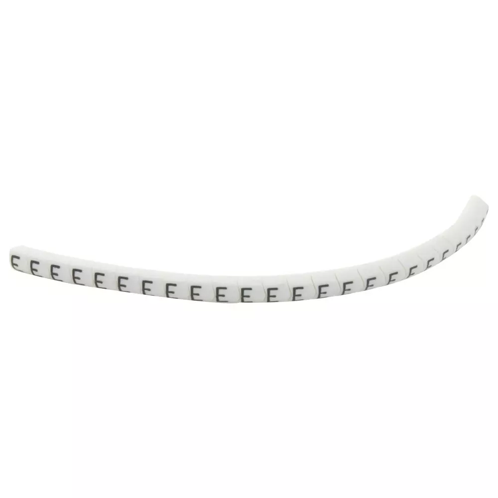 HELLERMANNTYTON Cable Marker, Pre Printed, Pvc, White, 901-11028 (Pack of 250)