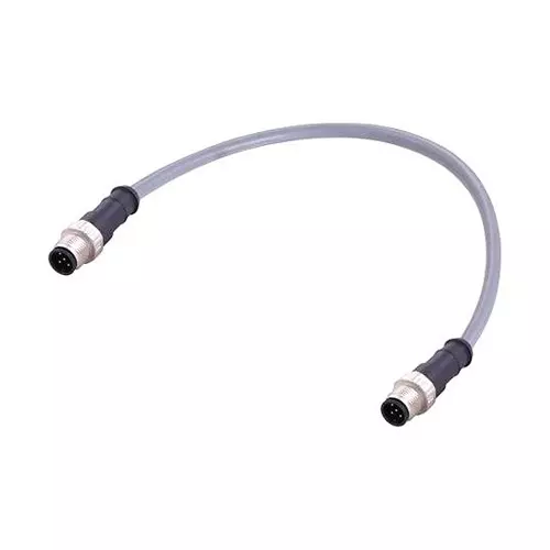 HARTING Sensor Cable, 5P M12 Plug-Plug, 6.6 , 21355151564020