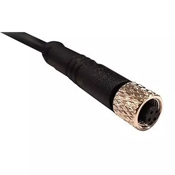 BULGIN LIMITED Sensor Cord, 4P M5 Rcpt-Free End, 1M, PXPTPU05FBF04ACL010PUR