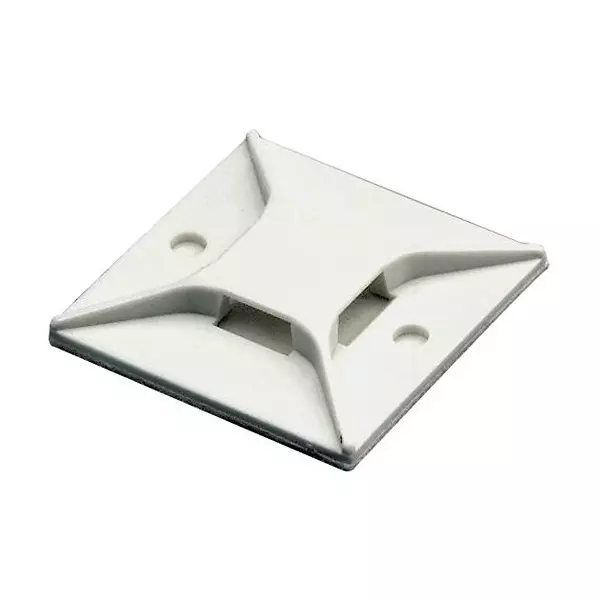 PANDUIT Cable Tie Mount, 28.6 mm, Nylon 6.6, Nat, Abm112-S6-C69 (Pack of 100)