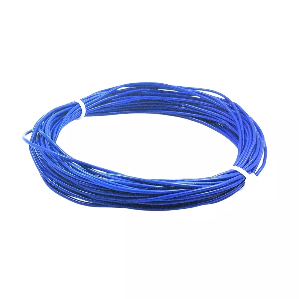 Invento PVC Flexible Wire Blue 8 m Length 20 AWG 0.5 sq.mm 1.5 A Current Capacity Tinned Copper Conductor, ISC 881-3