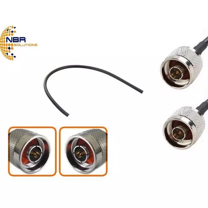 nbr-n-male-to-n-male-plug-rf-connector-coaxial-jumper-extension-antenna-cable-with-flexible-rg-58-low-loss-wire-for-4g-5g-lte-ads-bhamgpswifirf-radio-surge-arrester-modem-2-feet