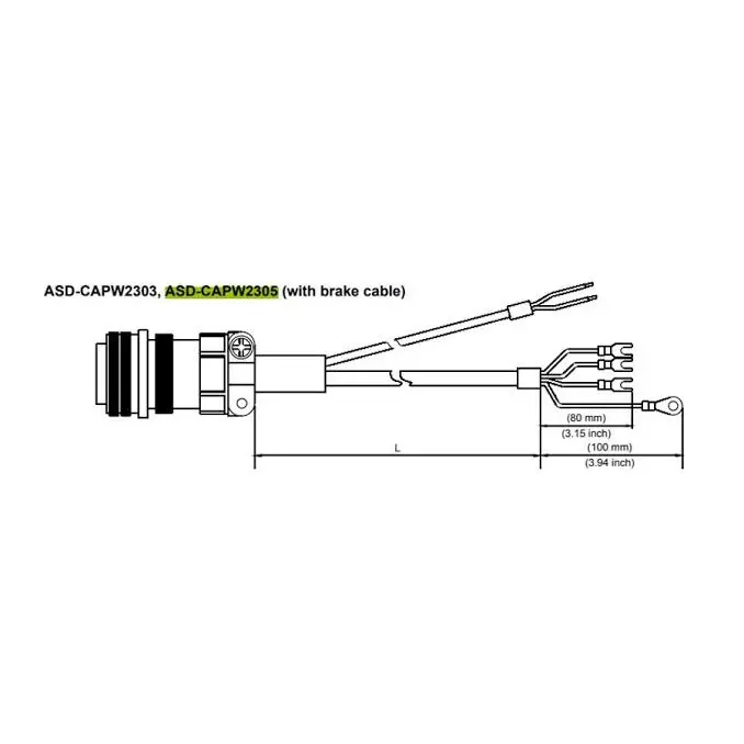 delta-3-m-power-brake-wire-cable-black-color-for-servo-motors-asd-capw3303