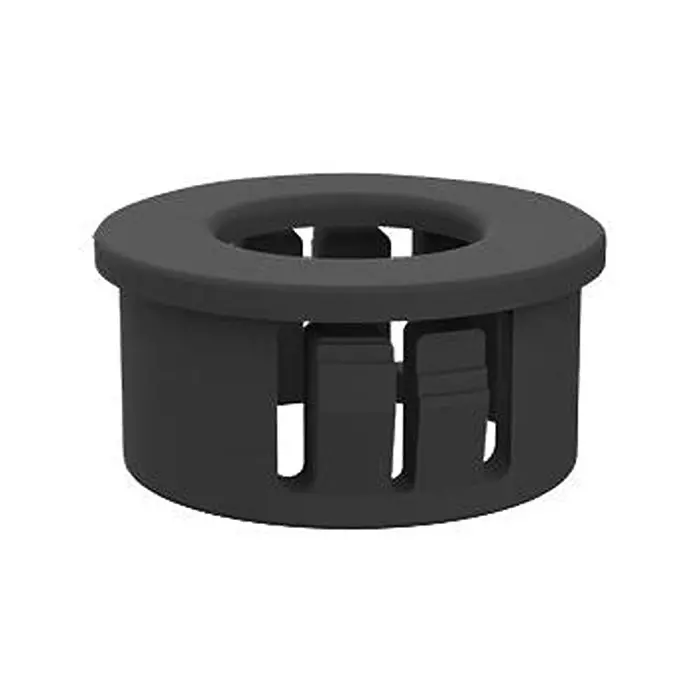 ESSENTRA COMPONENTS Cable Grommets GROMMET, NYLON 6, 0.875", BLACK, 22MP08708 (Pack of 10)