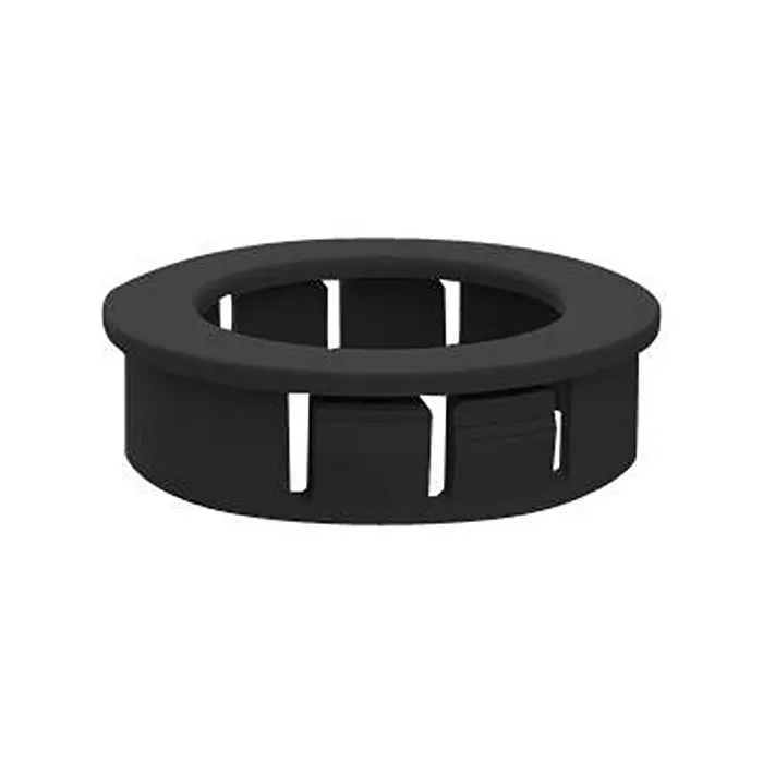 ESSENTRA COMPONENTS Cable Grommets GROMMET, NYLON 6, 1.5", BLACK, 22MP15017 (Pack of 5)