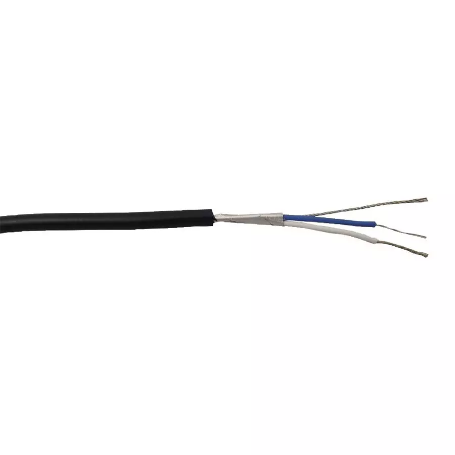 VAN DAMME Cable, 1Pair, Black, Per M, 268001CL