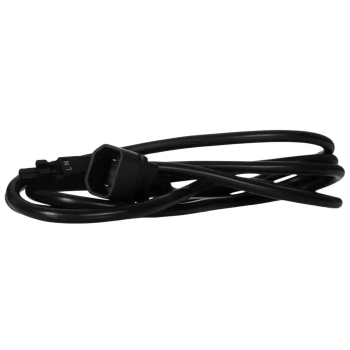 Rittal Straight Straight IEC C18 Power Cord 2mDK, 7859020