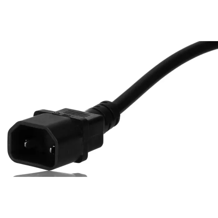 Rittal Straight Straight IEC C18 Power Cord 2mDK, 7859020