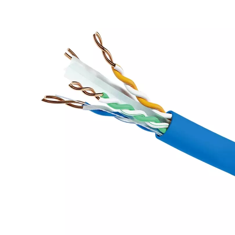 Consistent 3+1 CCTV Cable With Extra Density Shield 90 m Copper Cable Blue, Consistent
