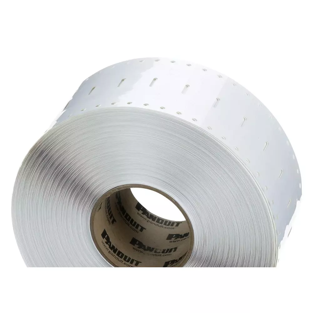 PANDUIT Heat Shrink Marker, 50.8 mmx8.6 mm, Wht, H200X034H1T-B