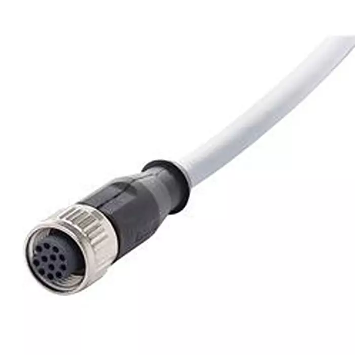 HARTING M12 Cable, 12P, Receptacle-Free End, 1M, 21348500C79010 (Pack of 10)