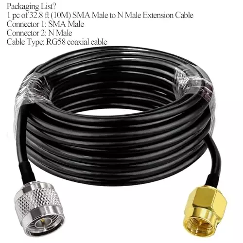 generic-rg-58-n-male-to-sma-male-coaxial-rf-antenna-cable-10-m-length-50-impedance-ca0169